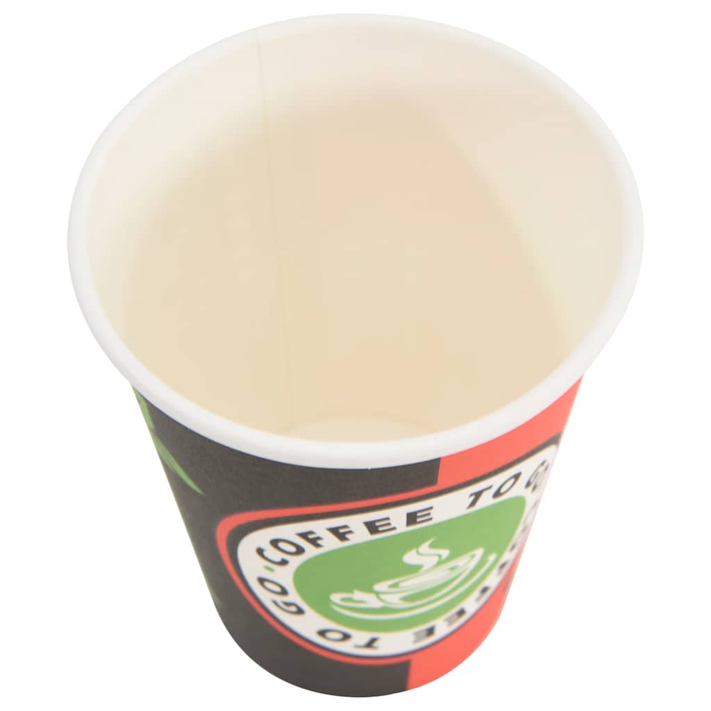 Papir kaffekopper med lokk 1000 stk 4oz 100 ml