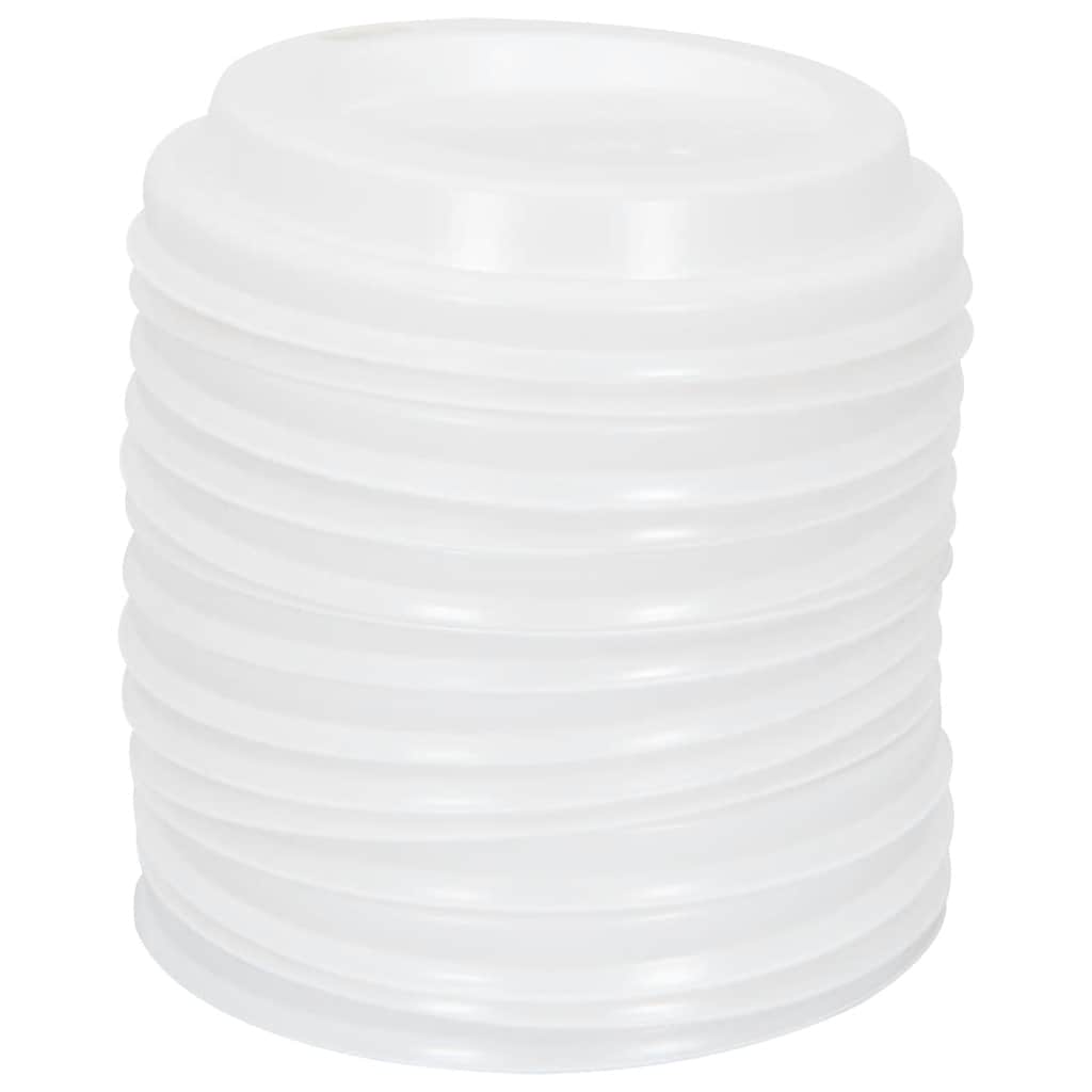 Papir kaffekopper med lokk 1000 stk 4oz 100 ml