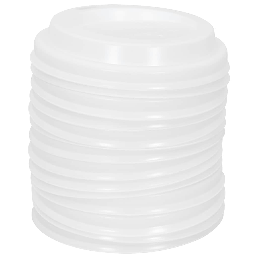 Papir kaffekopper med lokk 1000 stk 4oz 100 ml