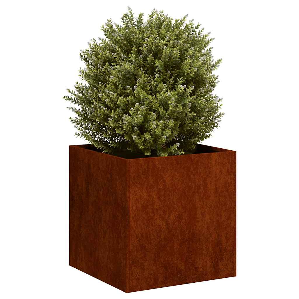 Plantekasse Rusty 40x40x40 cm forvitringsstål