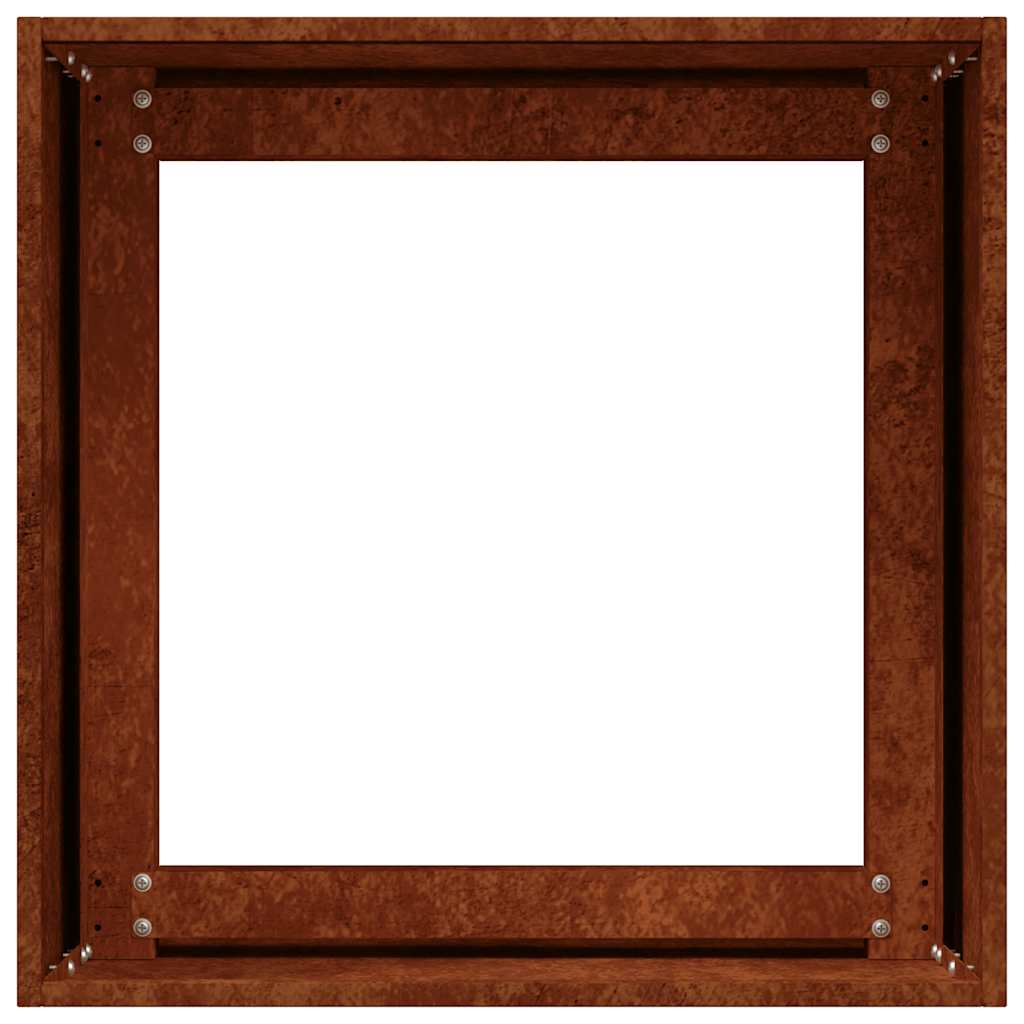 Plantekasse Rusty 40x40x40 cm forvitringsstål