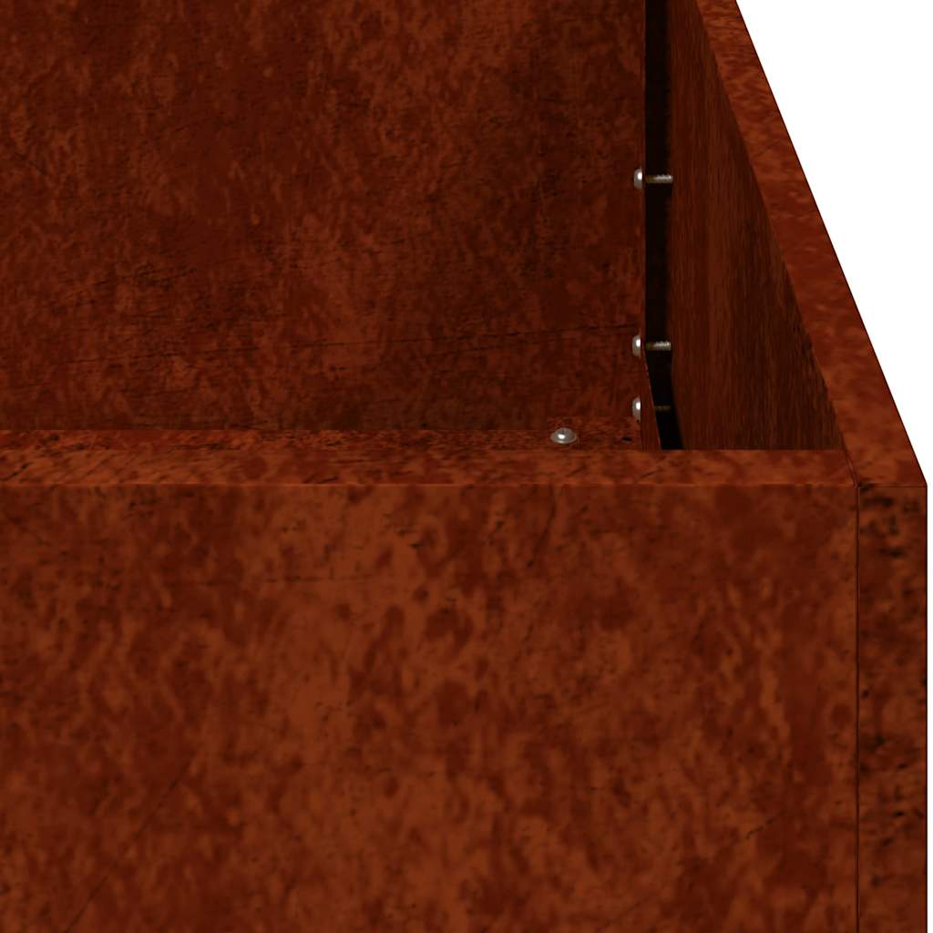 Plantekasse Rusty 40x40x40 cm forvitringsstål