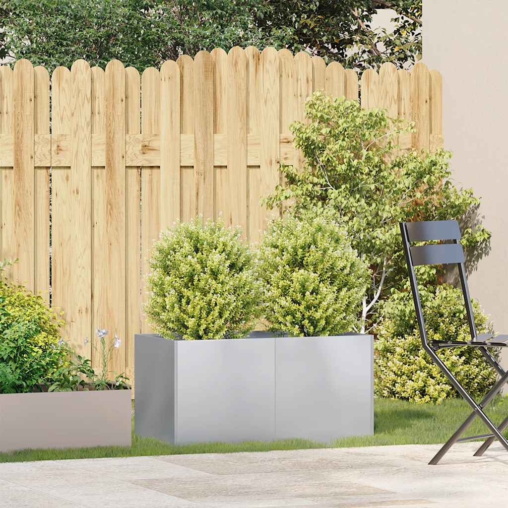 Plantekasse 80x40x40 cm galvanisert stål