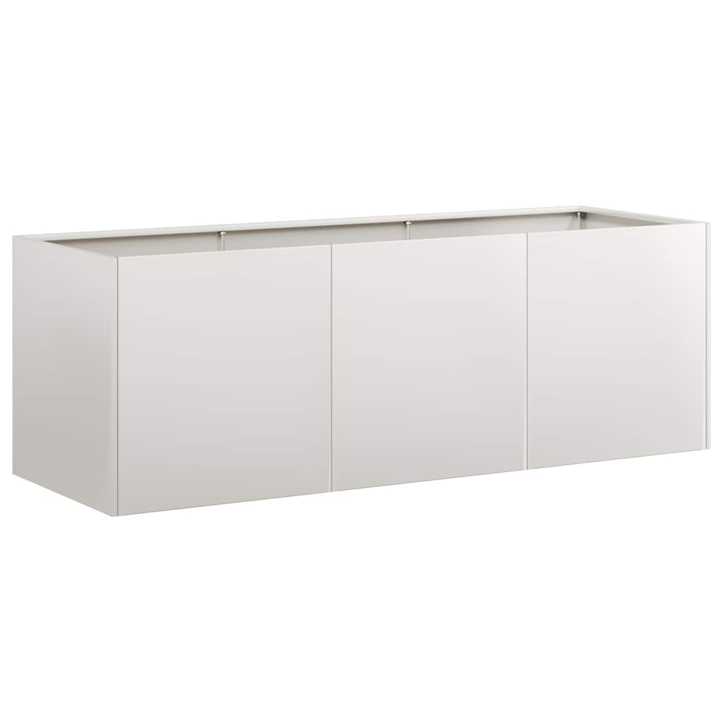 Plantekasse 120x40x40 cm rustfritt stål