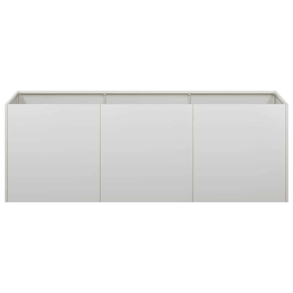 Plantekasse 120x40x40 cm rustfritt stål