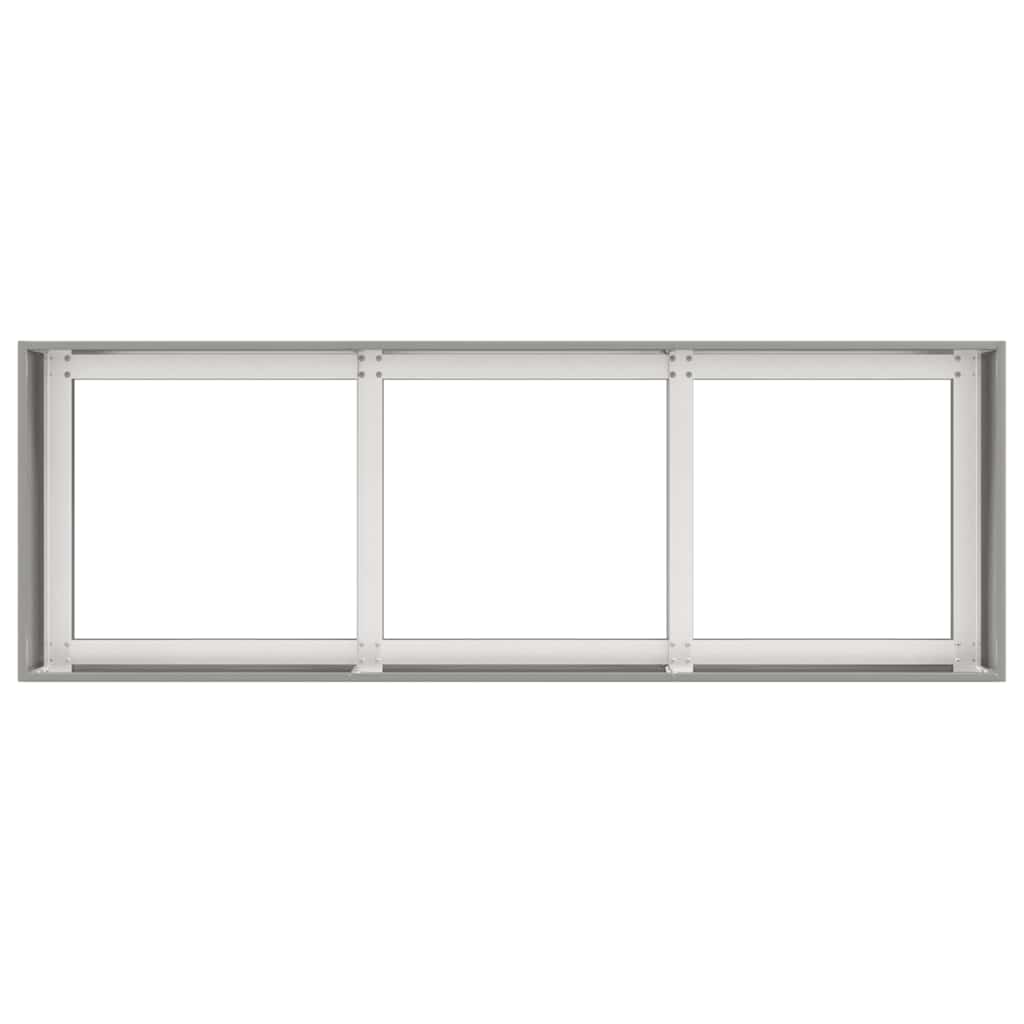 Plantekasse 120x40x40 cm rustfritt stål