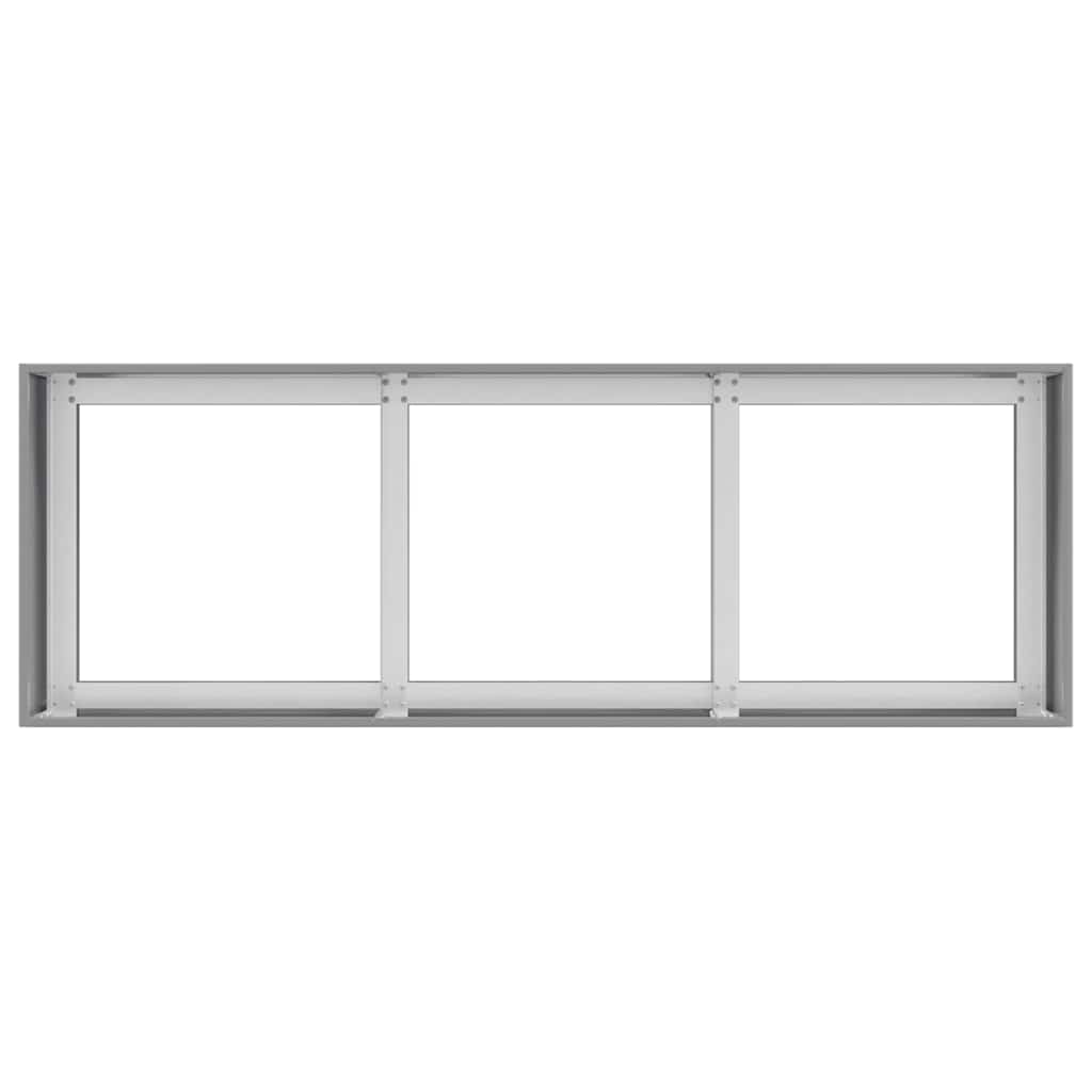 Plantekasse 120x40x40 cm galvanisert stål