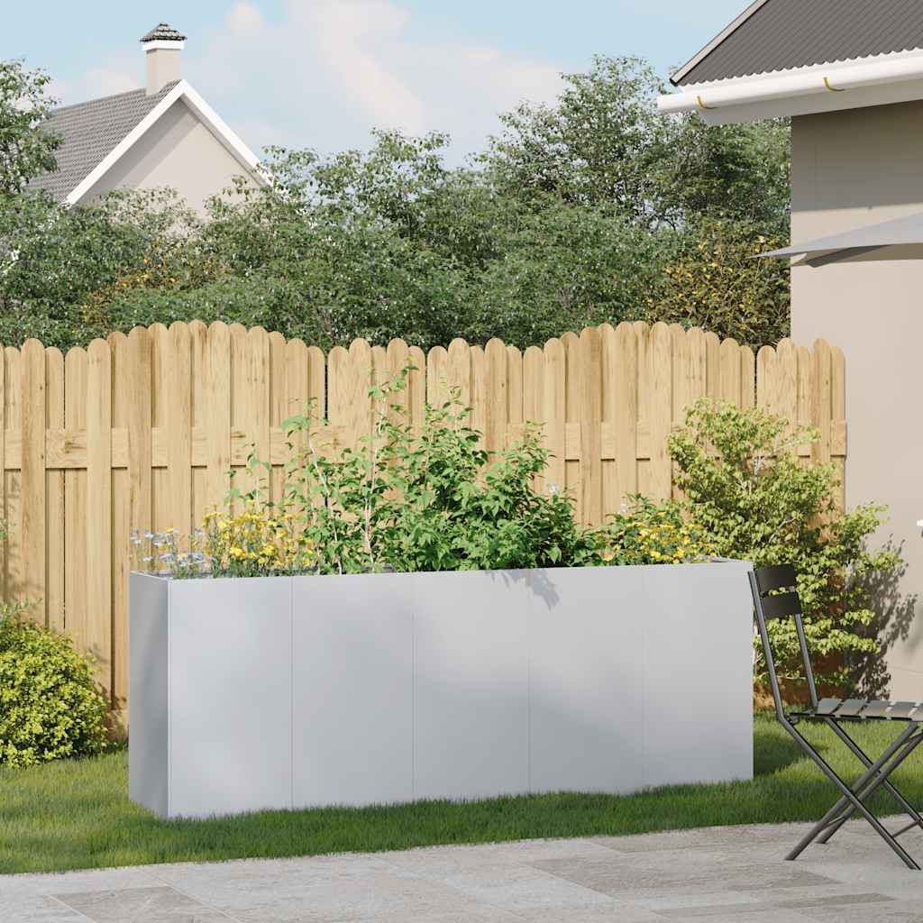 Plantekasse 200x40x80 cm galvanisert stål
