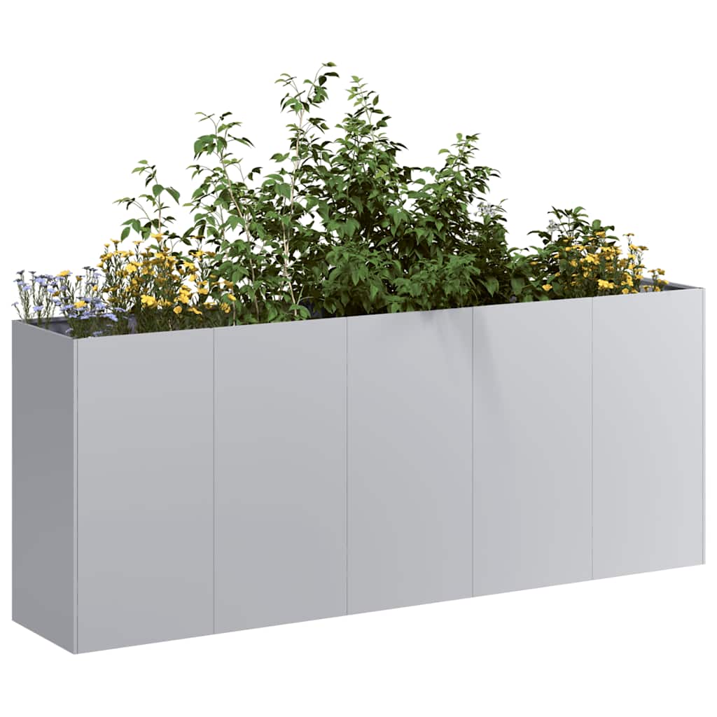Plantekasse 200x40x80 cm galvanisert stål