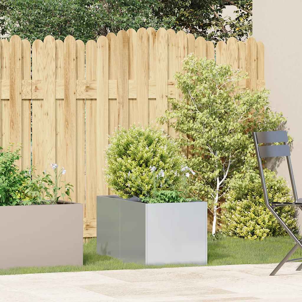 Plantekasse 40x80x40 cm galvanisert stål