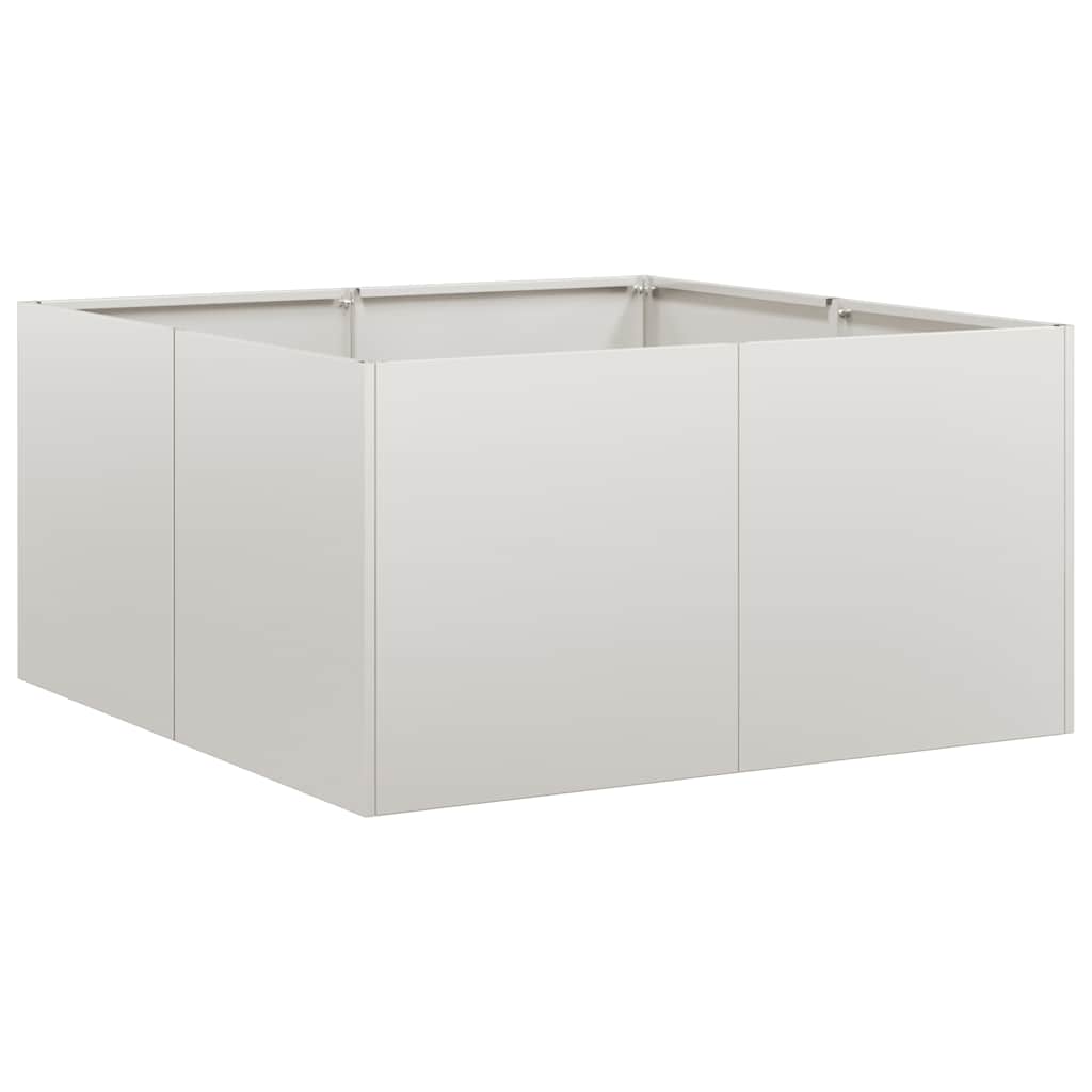Plantekasse 80x80x40 cm Rustfritt stål
