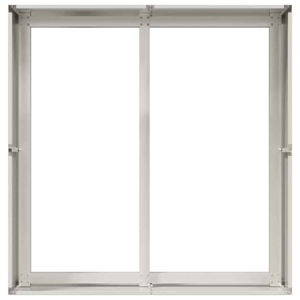 Plantekasse 80x80x40 cm Rustfritt stål