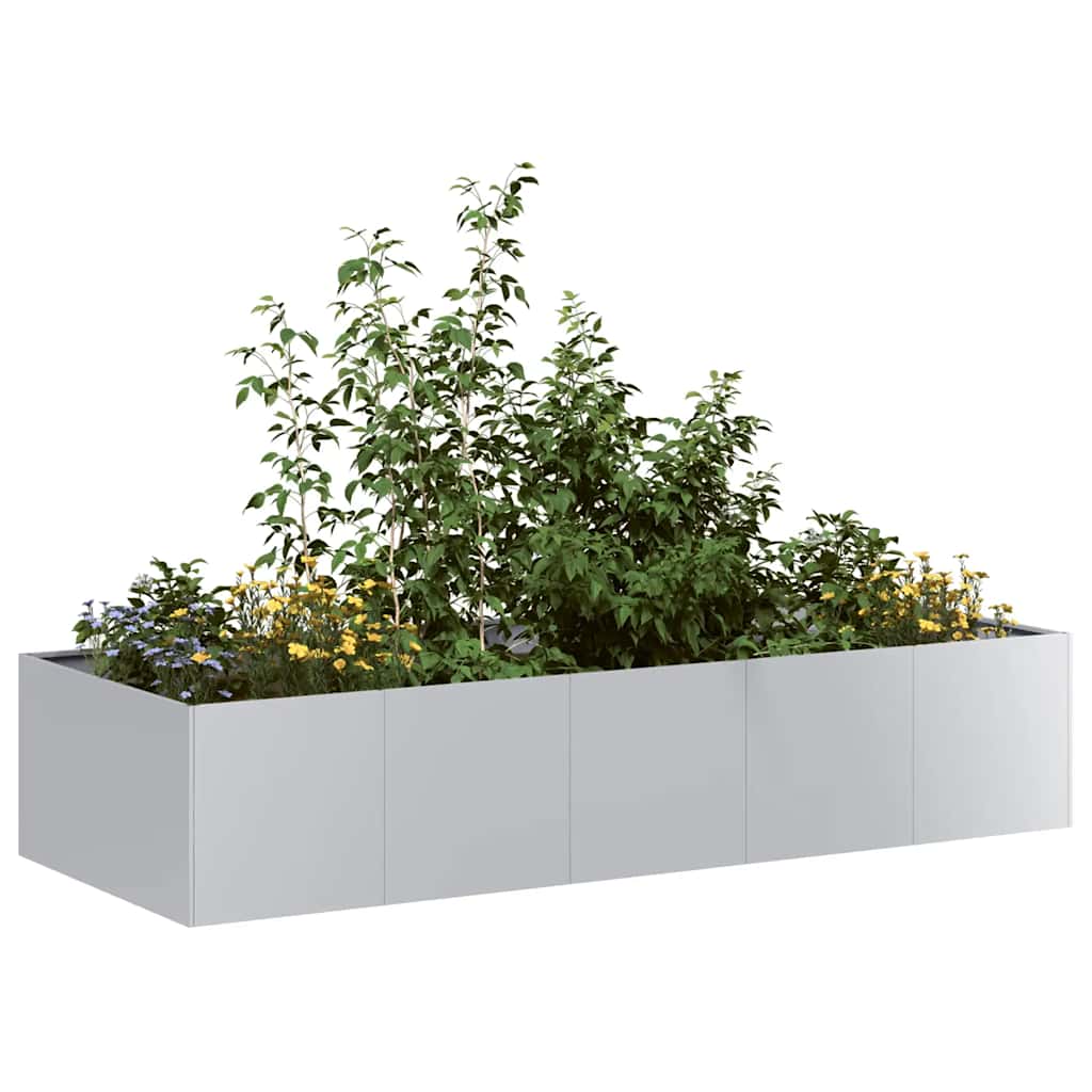 Plantekasse 200x80x40 cm galvanisert stål