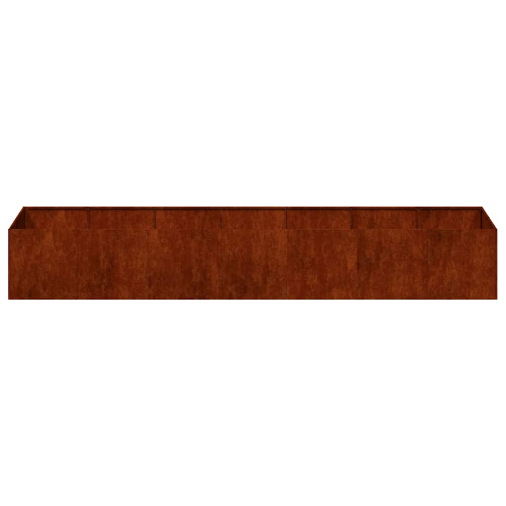 Plantekasse rust 280x80x40 cm forvitringsstål