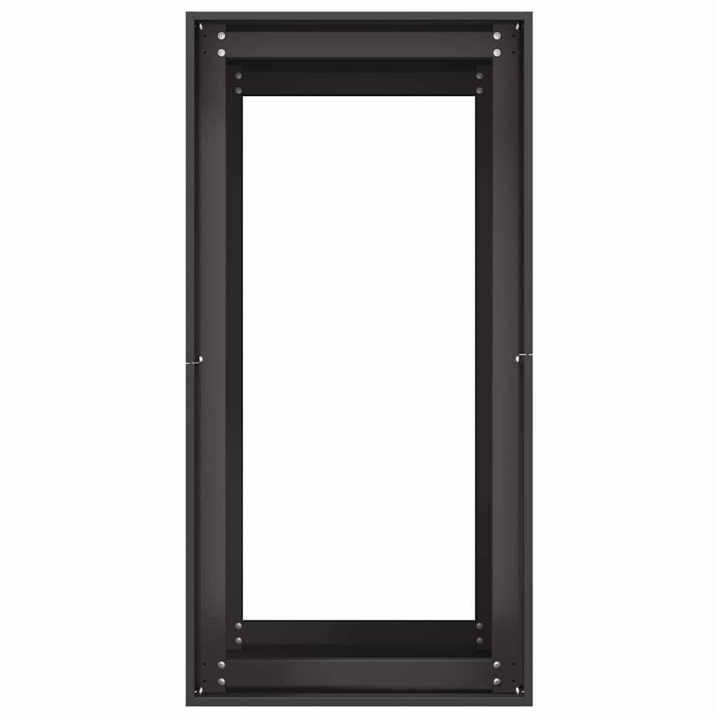 Plantekasse svart 40x80x80 cm stål