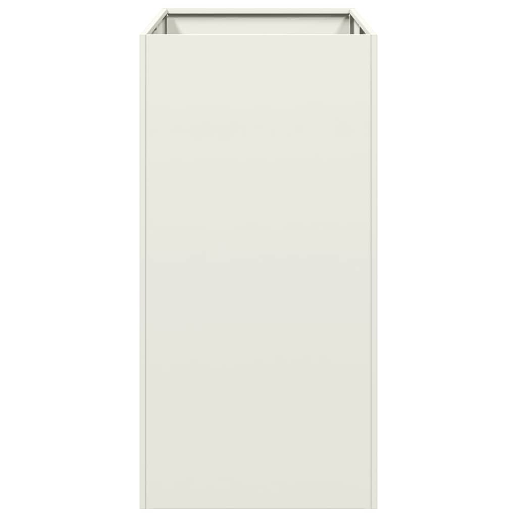 Plantekasse hvit 40x80x80 cm stål