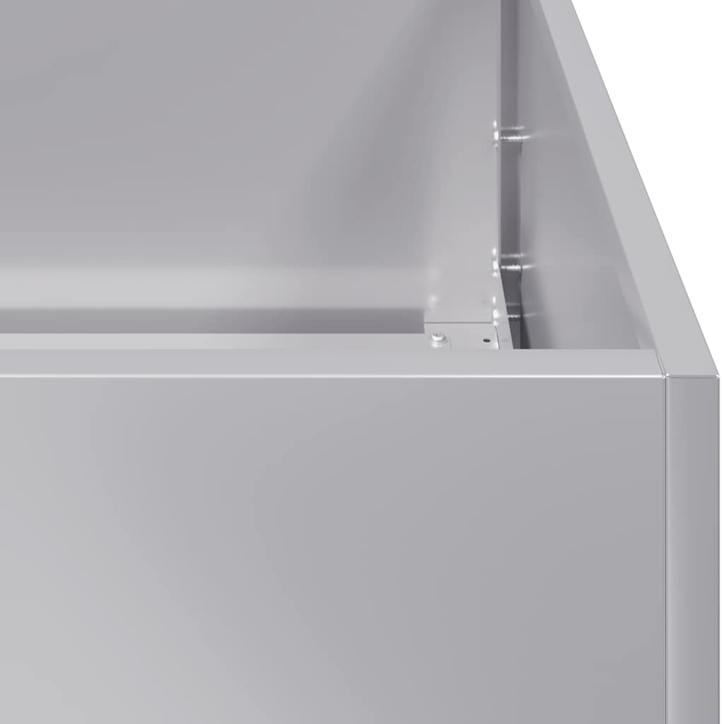 Plantekasse 40x80x80 cm galvanisert stål