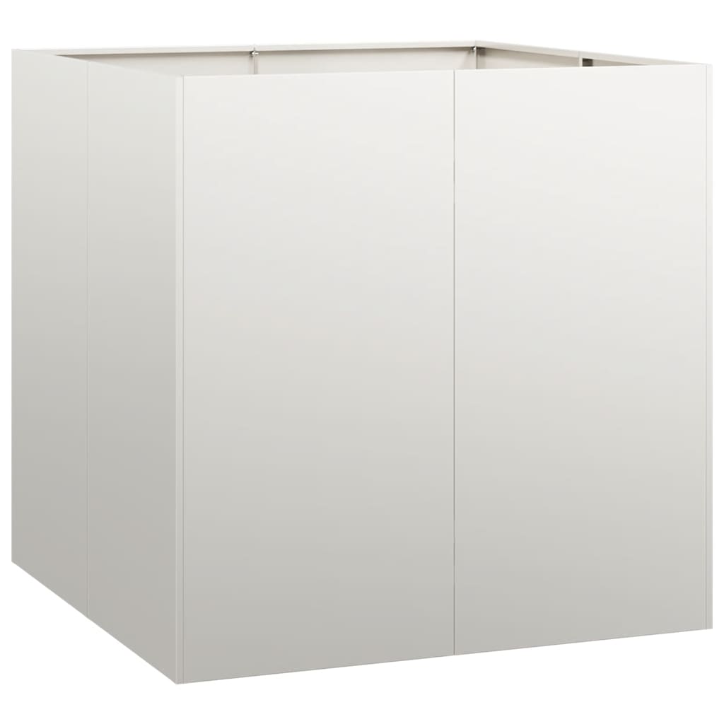 Plantekasse 80x80x80 cm rustfritt stål
