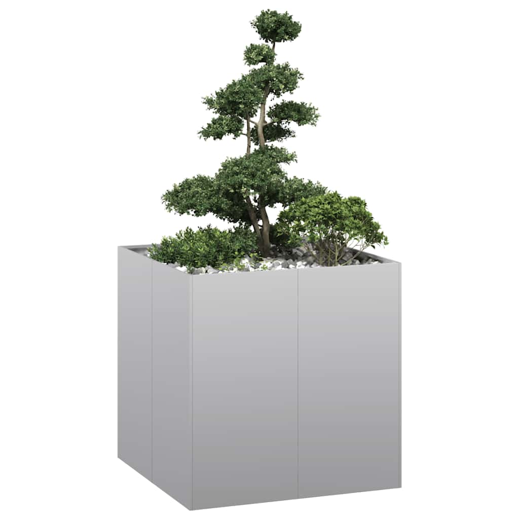 Plantekasse 80x80x80 cm galvanisert stål