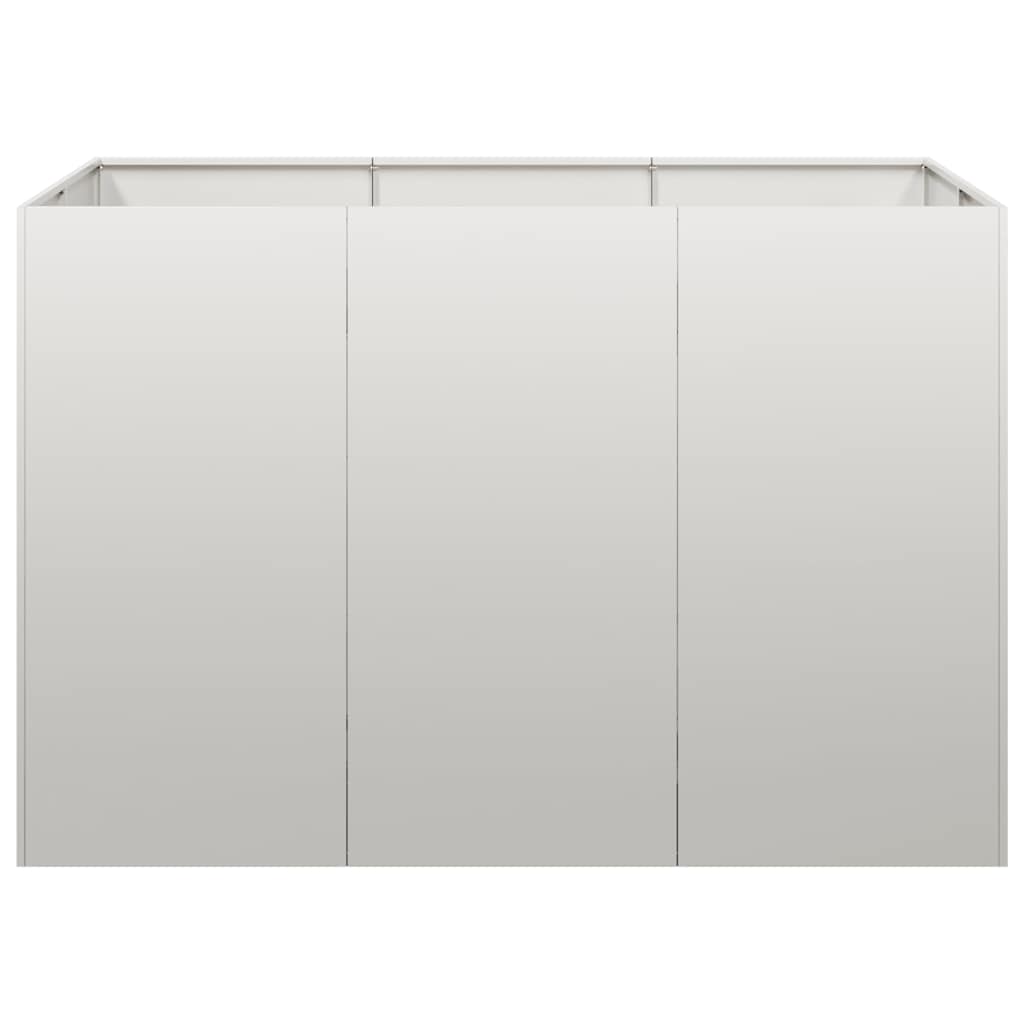 Plantekasse 120x80x80 cm rustfritt stål