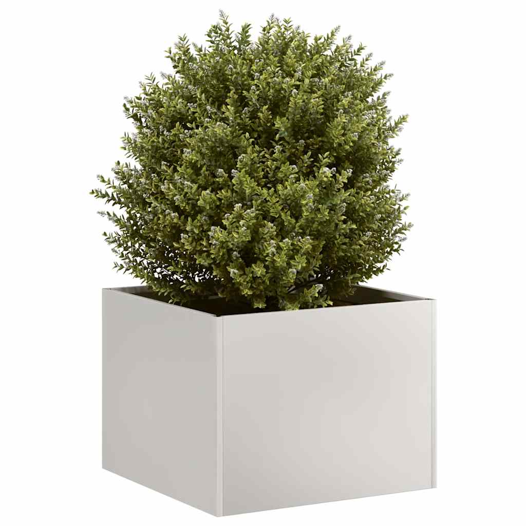 Plantekasse 40x40x30 cm rustfritt stål