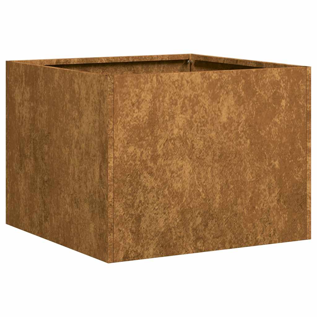 Plantekasse rust 40x40x30 cm forvitringsstål
