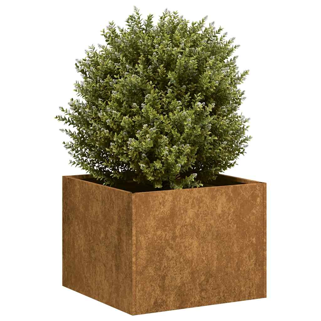 Plantekasse rust 40x40x30 cm forvitringsstål