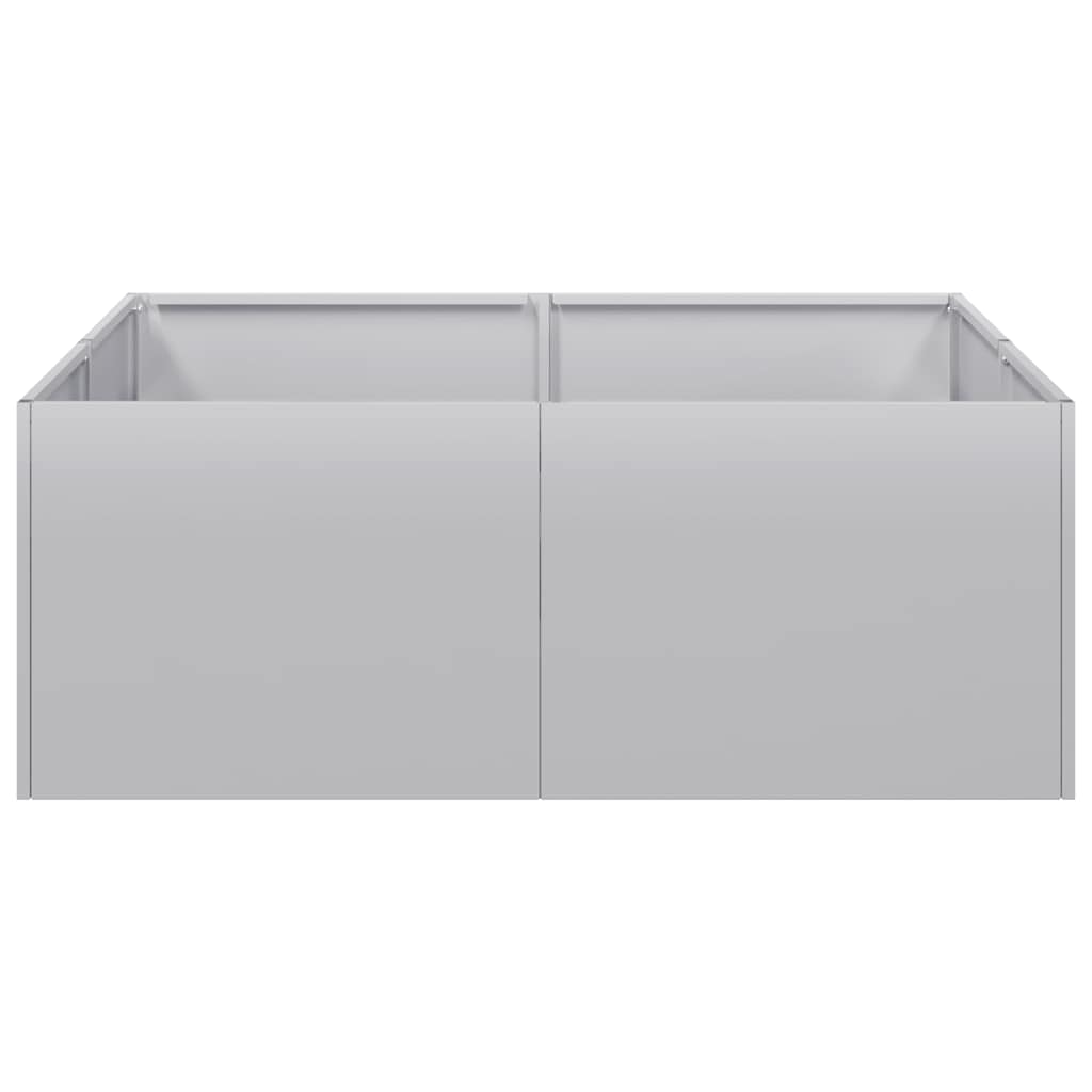 Plantekasse 80x80x30 cm galvanisert stål