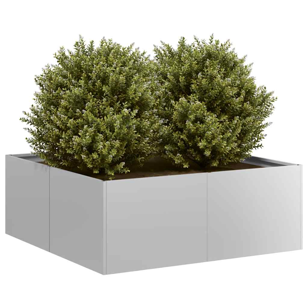 Plantekasse 80x80x30 cm galvanisert stål