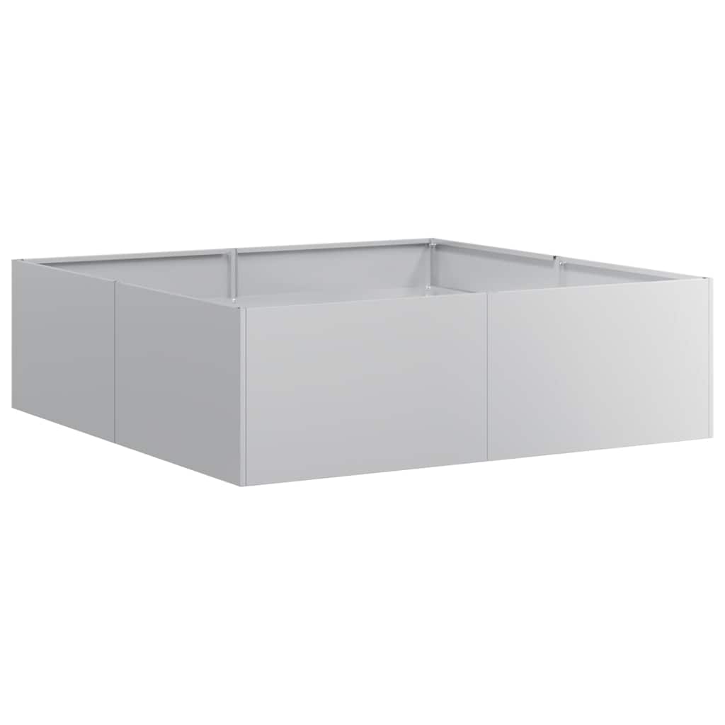 Plantekasse 100x100x30 cm galvanisert stål