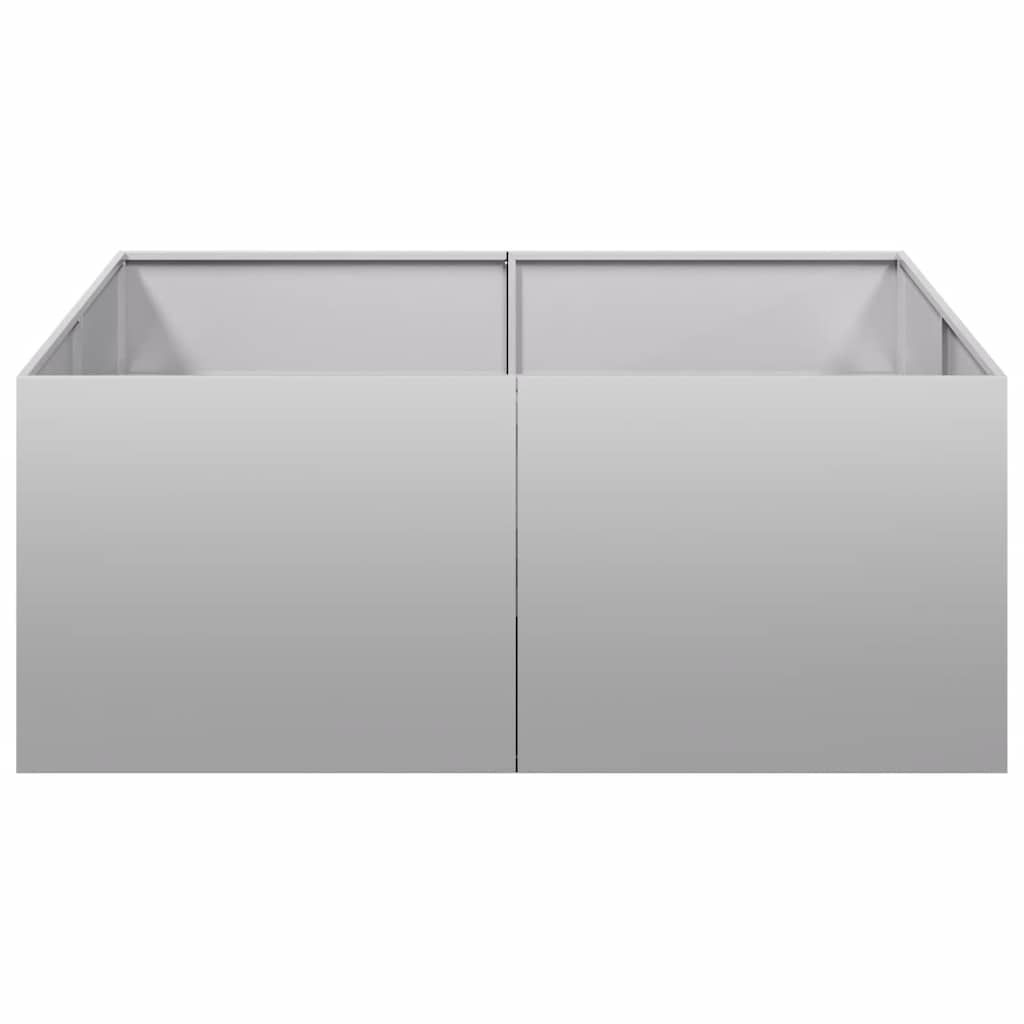 Plantekasse 100x100x40 cm galvanisert stål
