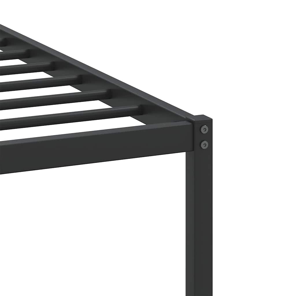 Sengeramme uten madrass røkt eik 90x190 cm konstruert tre