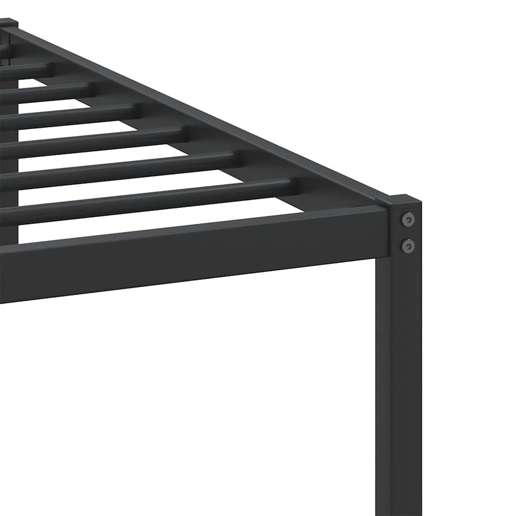 Sengeramme uten madrass røkt eik 100x190 cm konstruert tre