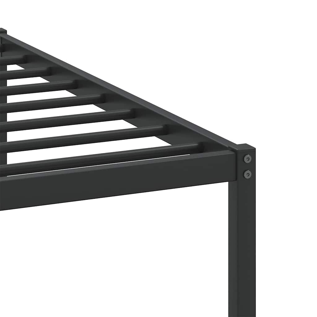 Sengeramme uten madrass røkt eik 160x200 cm konstruert tre