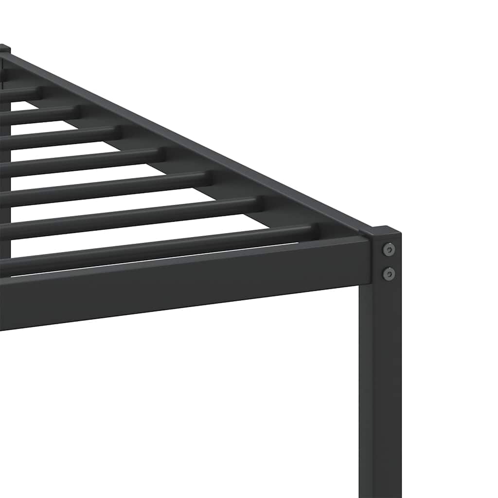 Sengeramme uten madrass røkt eik 183x203 cm konstruert tre