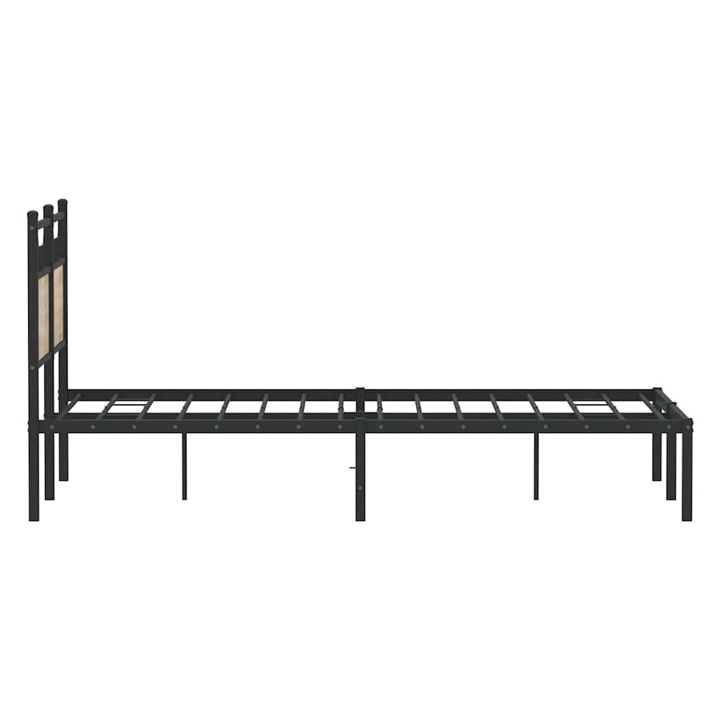 Sengeramme uten madrass sonoma eik 120x200 cm konstruert tre