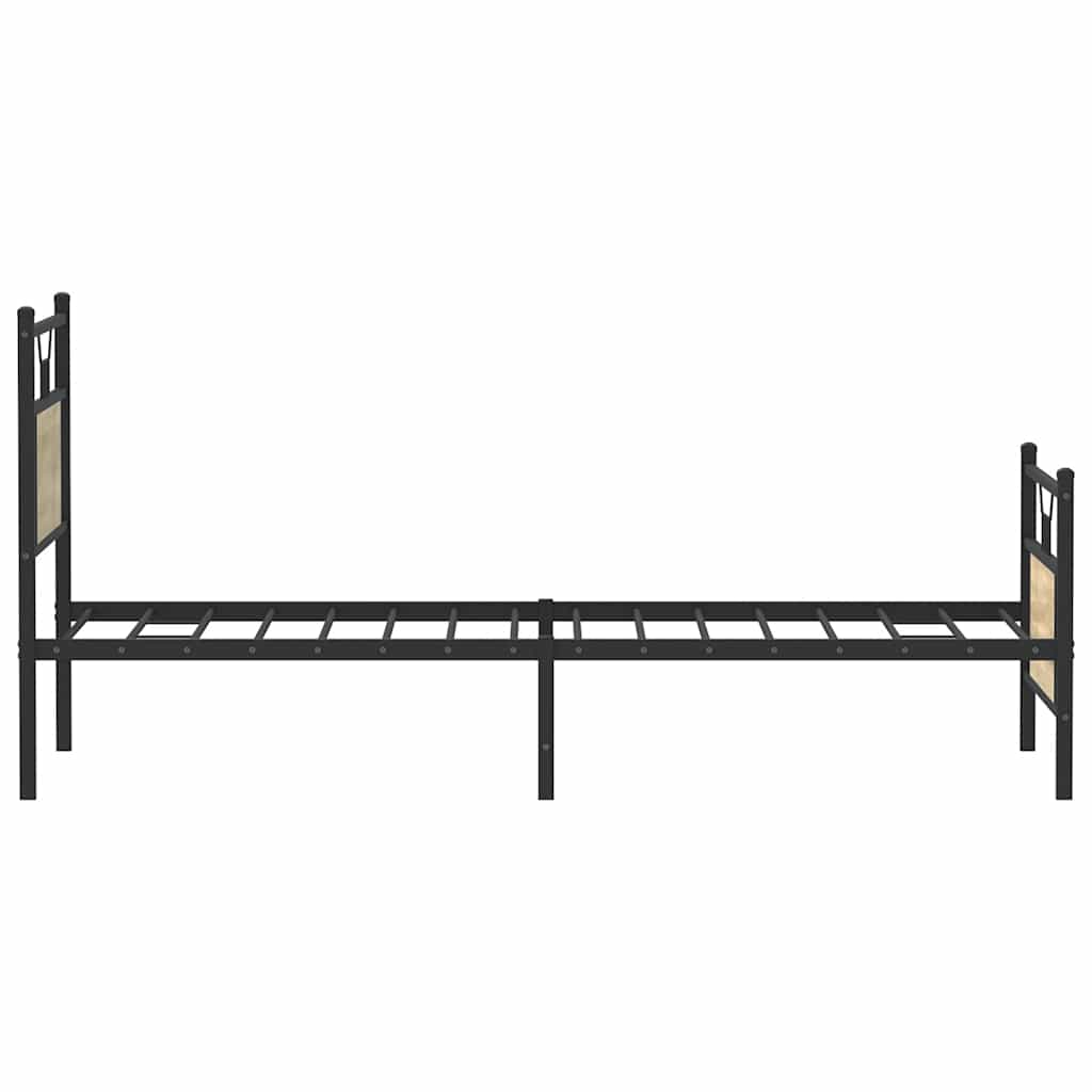 Sengeramme uten madrass sonoma eik 90x190 cm konstruert tre