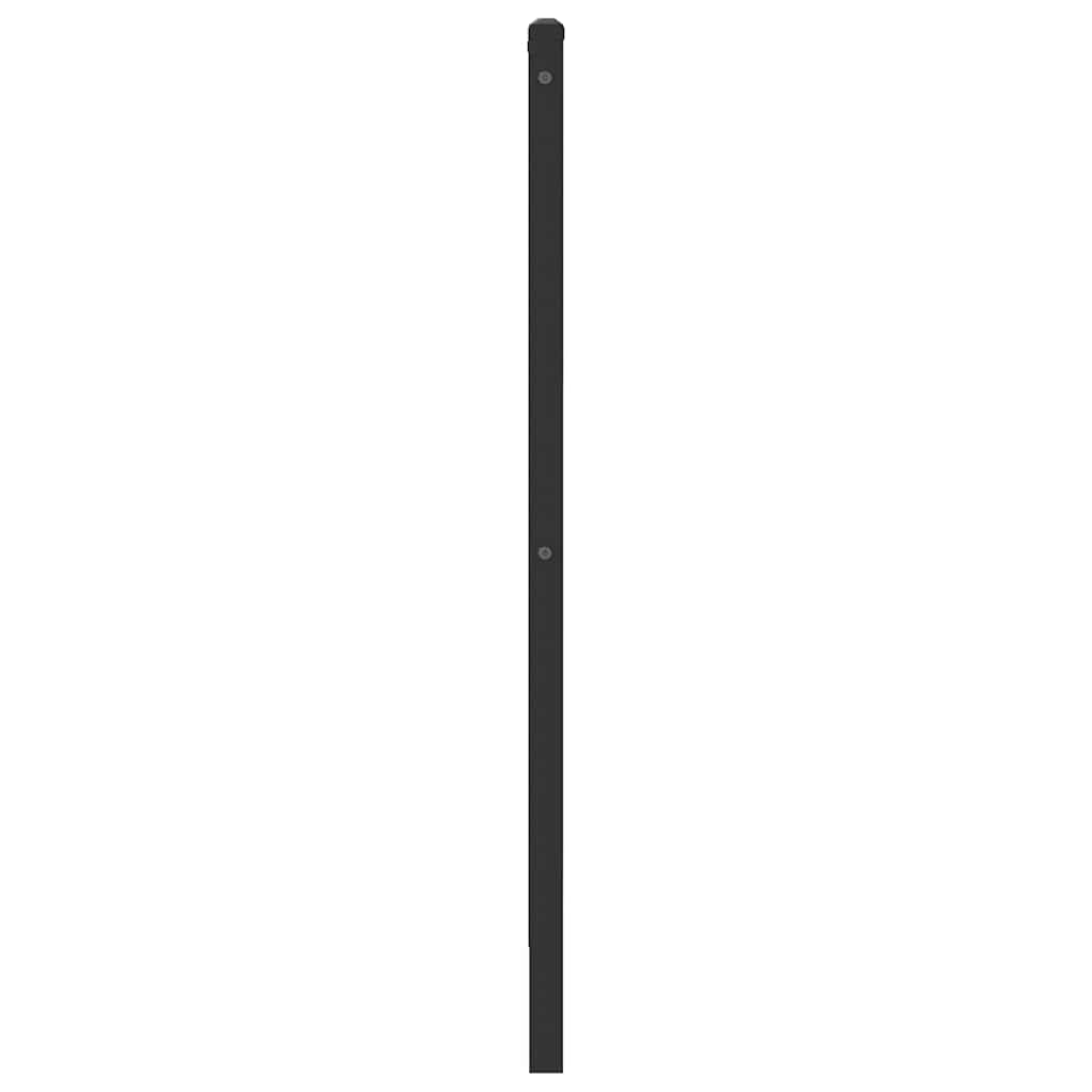Utskiftbar sengegavl sonoma eik 90 cm konstruert tre og stål vidaXL