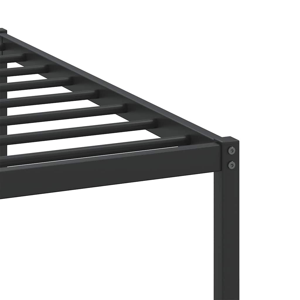 Sengeramme uten madrass brun eik 193x201 cm konstruert tre