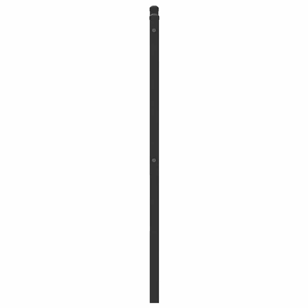 Utskiftbar sengegavl brun eik 75 cm konstruert tre og stål
