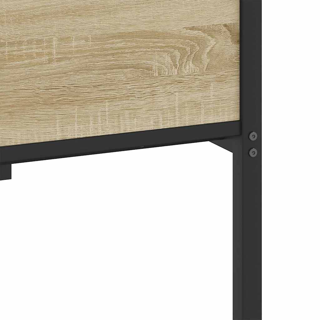Sengeramme uten madrass sonoma eik 107x203 cm konstruert tre