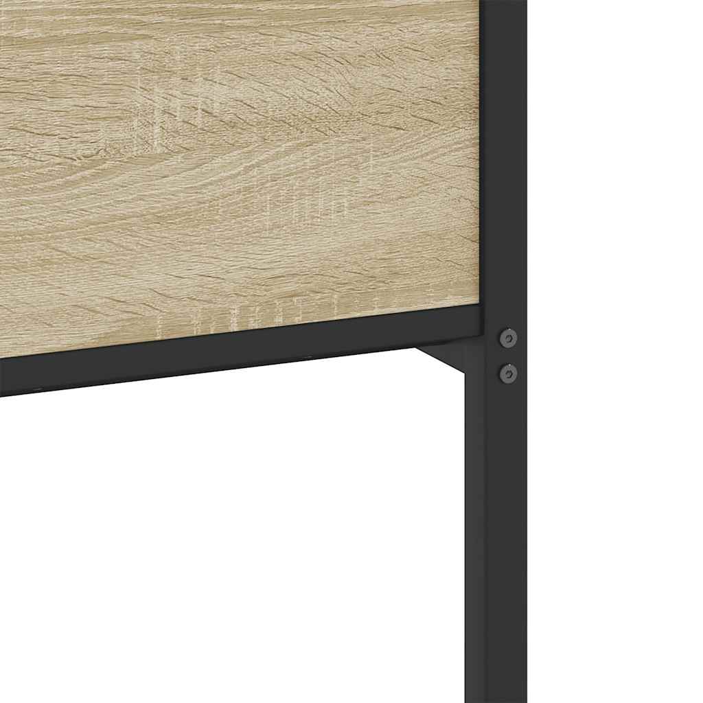 Sengeramme uten madrass sonoma eik 140x190 cm konstruert tre