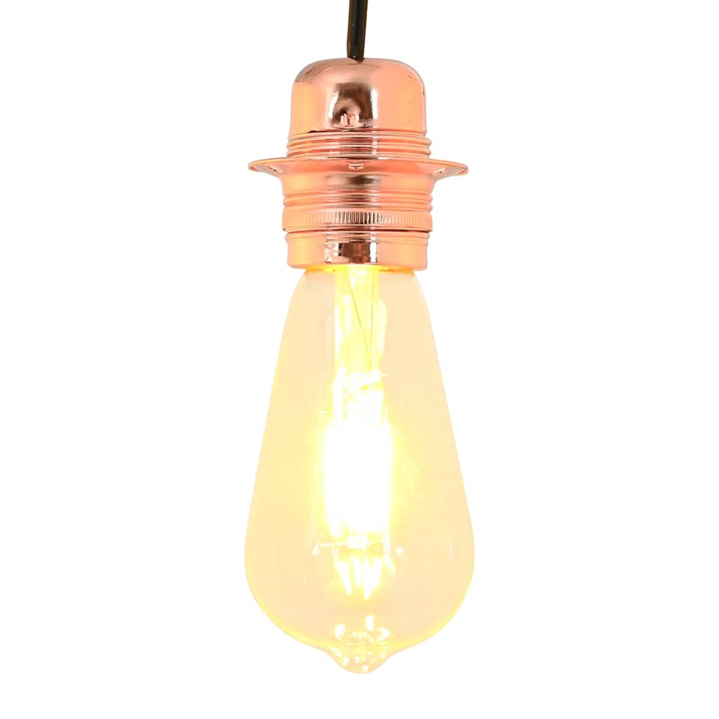 Lampeholdere 2 stk rosa gull E27