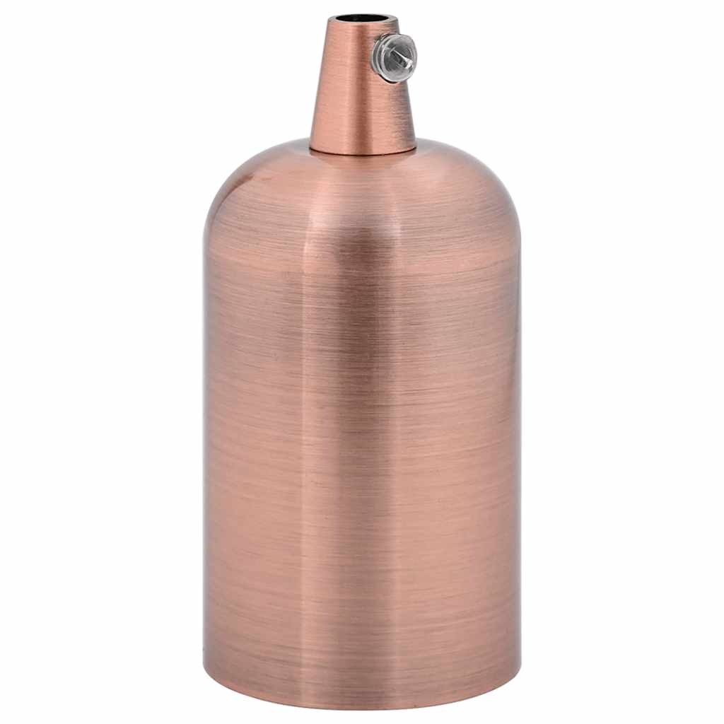 Lampeholdere 2 stk rød bronse E27