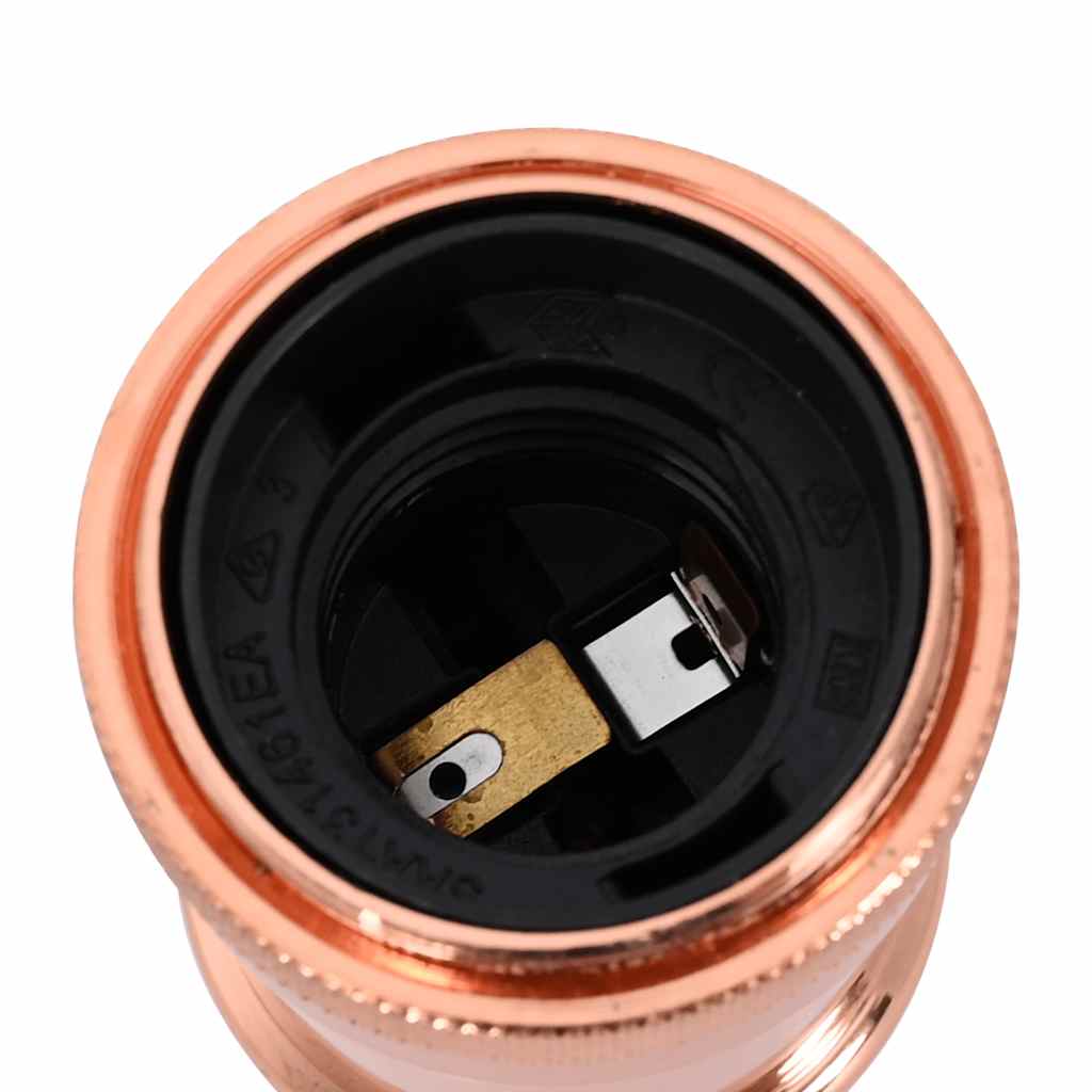 Lampeholdere 2 stk rosa gull E27