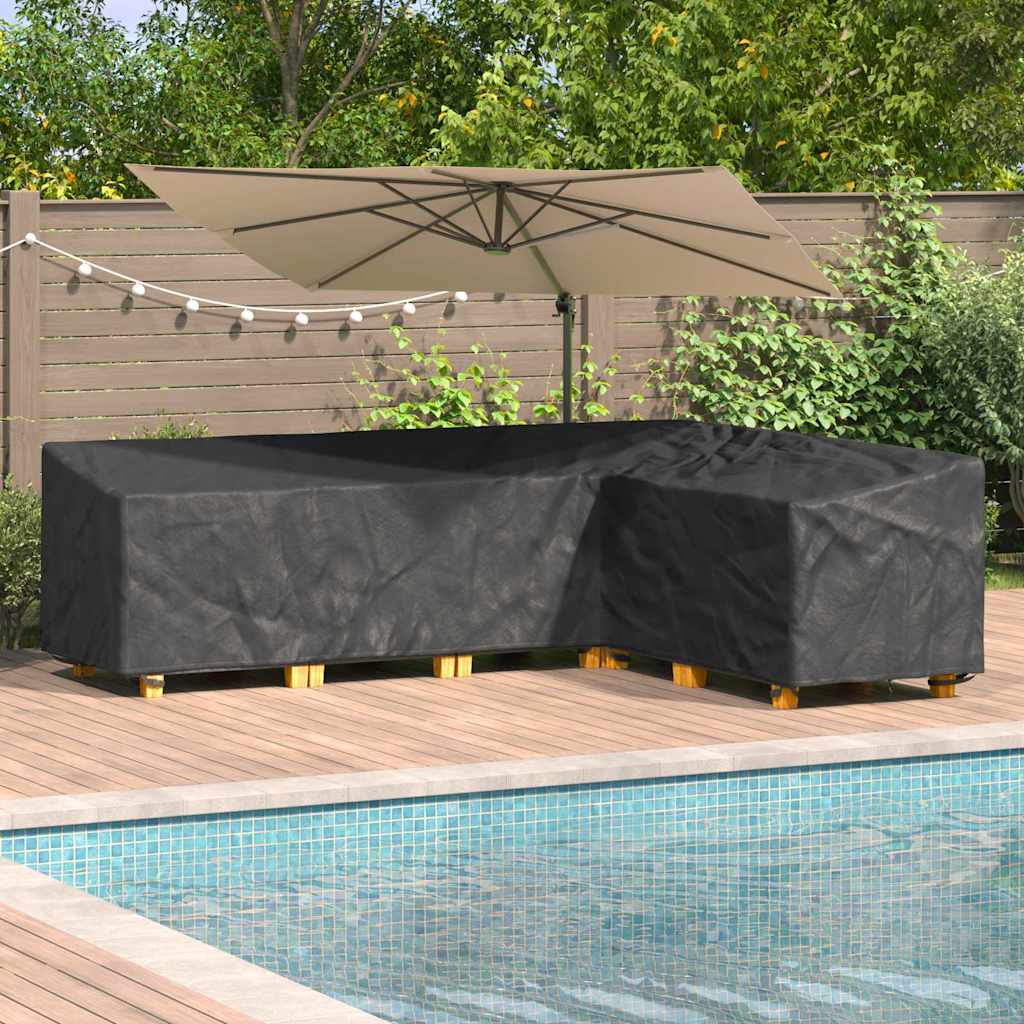 Møbelbeskyttelse Svart 286 x 222 x 80 cm 210D Oxford Stoff