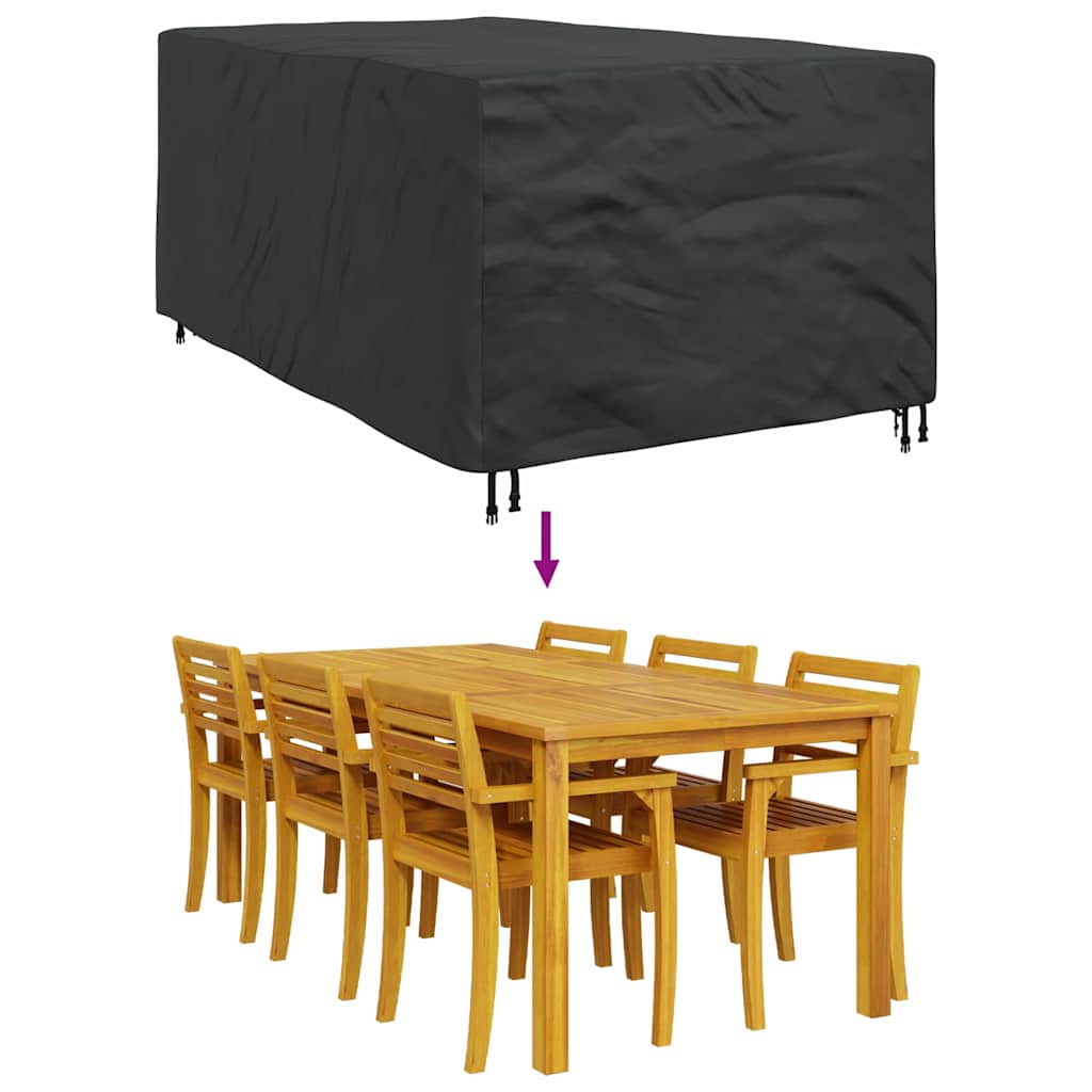 Møbelbeskyttelse Ensfarget Svart 143 x 225 x 90 cm 210D