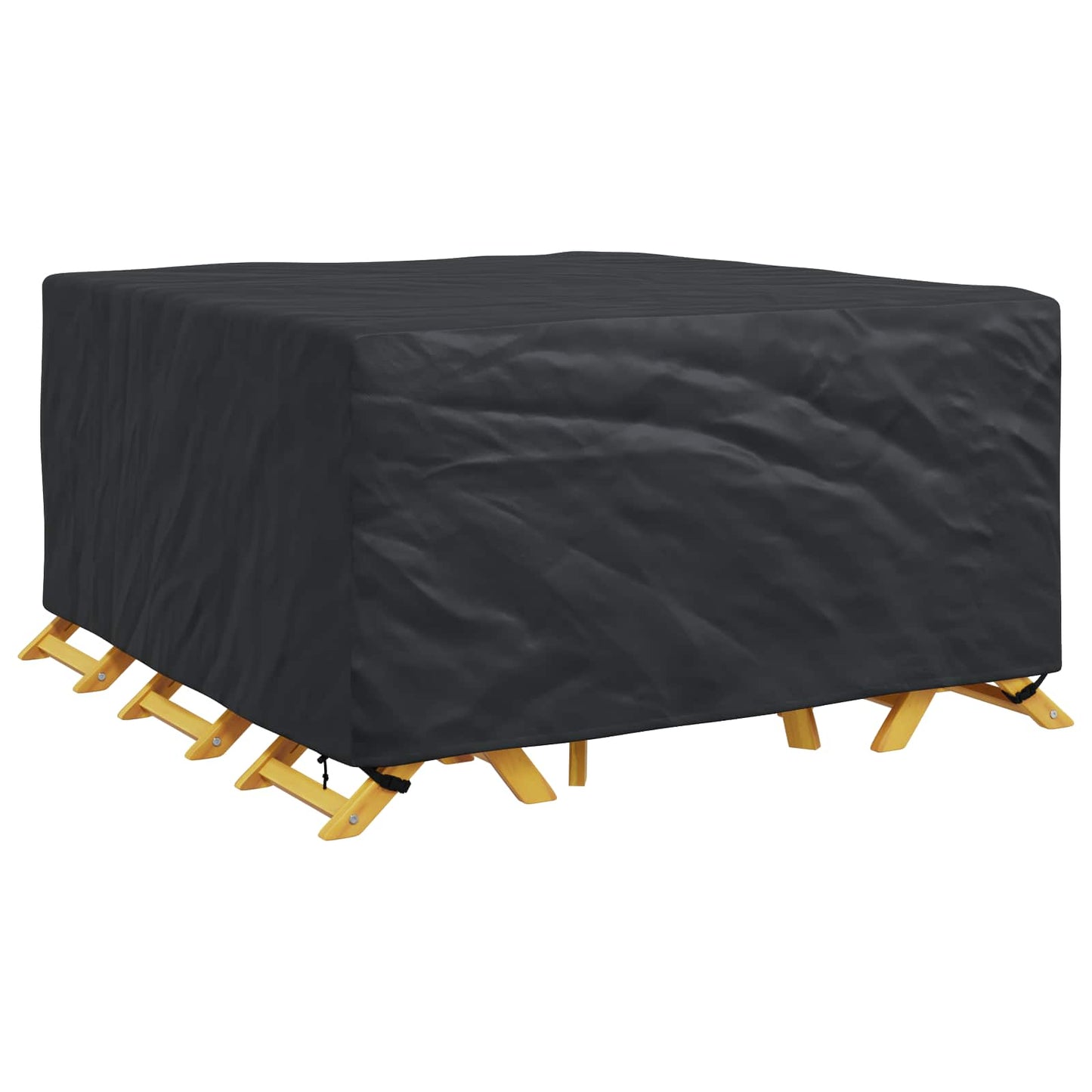 Møbelbeskyttelse Ensfarget Svart 180 x 190 x 85 cm 600D