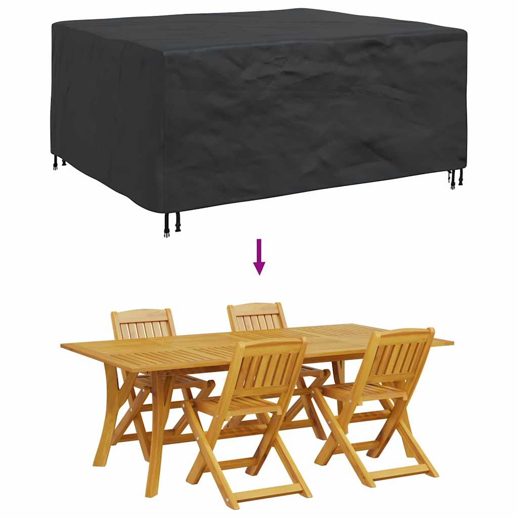 Møbelbeskyttelse Ensfarget Svart 200 x 165 x 80 cm 420D