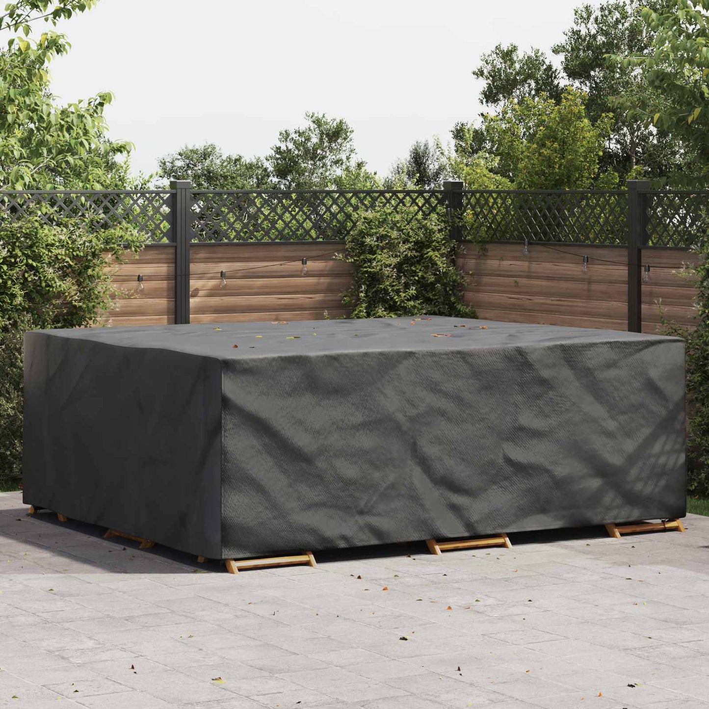 Møbelbeskyttelse Ensfarget Svart 300 x 250 x 100 cm 600D